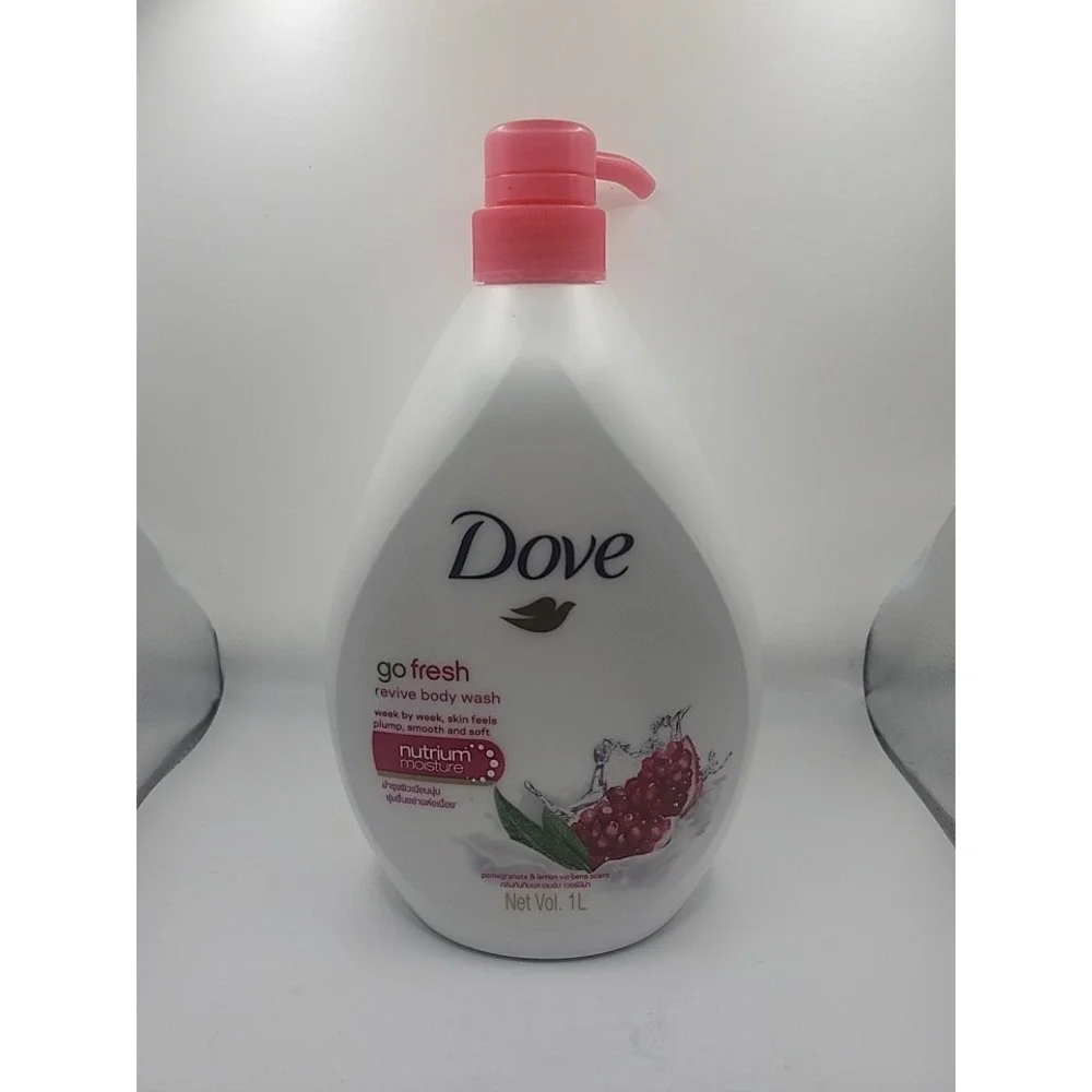 DOVE Go Fresh Revive Body Wash, Pomegranate and Lemon Verbena Scent, (1 L)